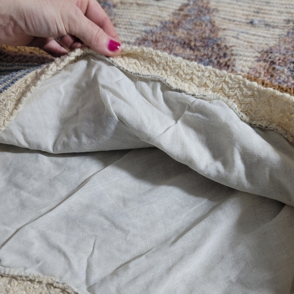 Vintage 80s Allen Wah Men's Sweater Size Large Tall Abstract Grandpacore - Picture 5 of 6